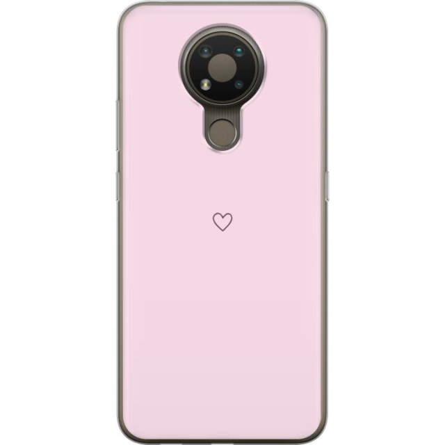 Mobile case for Nokia 3.4 with Heart design