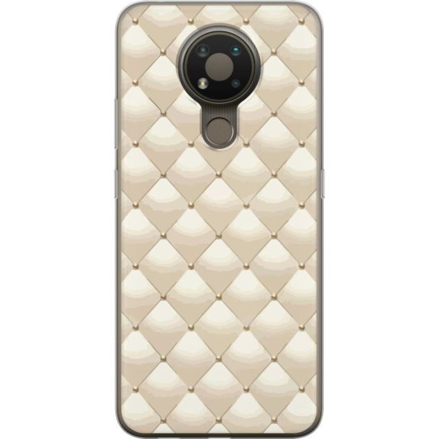 Mobile case for Nokia 3.4 with Gold shine design