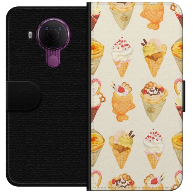 Wallet case for Nokia 5.4 with Glassy design