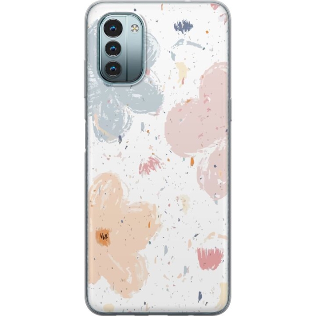 Mobile case for Nokia G11 with Flowers design