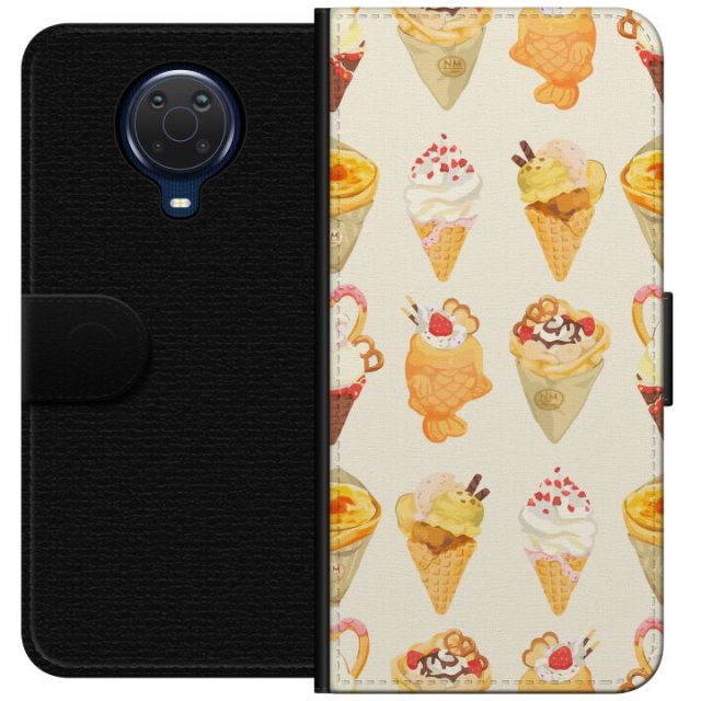 Wallet case for Nokia G20 with Glassy design