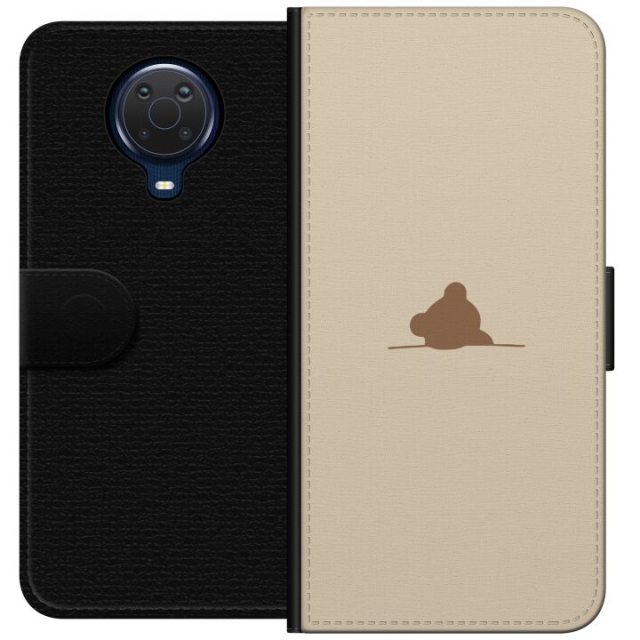 Wallet case for Nokia G20 with Nalle design
