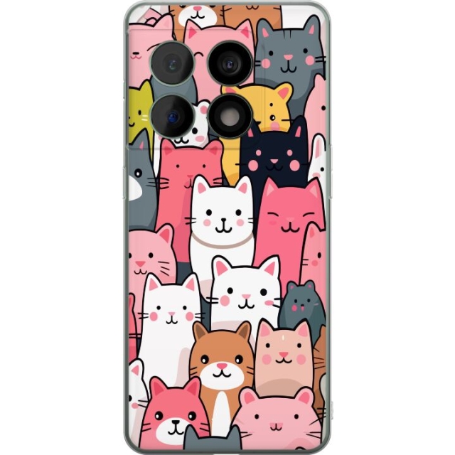Mobile case for OnePlus 10 Pro with Cat pattern design