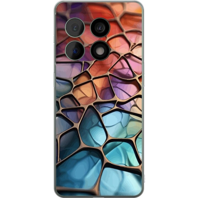 Mobile case for OnePlus 10 Pro with Metallic pattern design