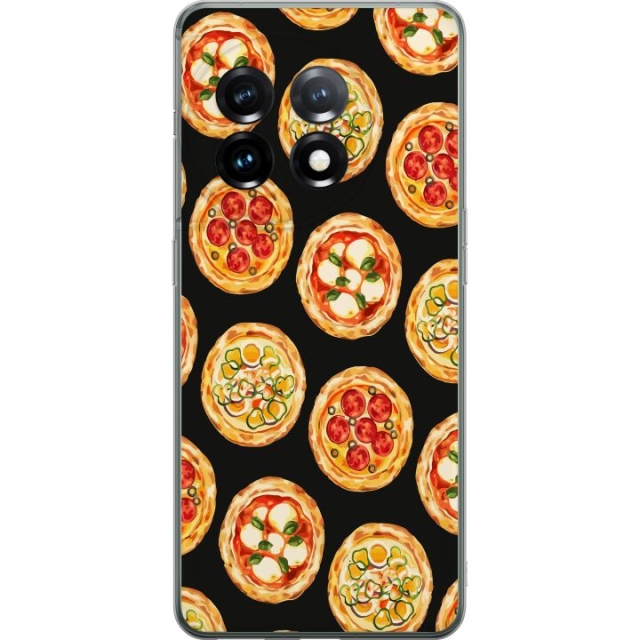 Mobile case for OnePlus 11 with Pizza design