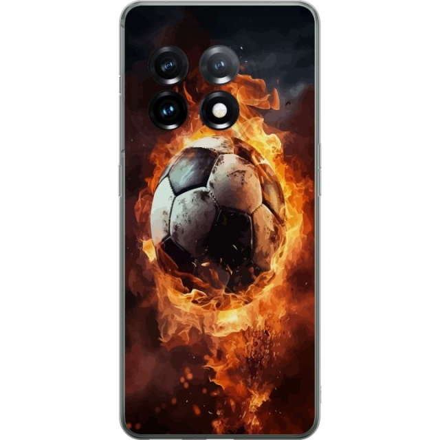 Mobile case for OnePlus 11 with Football design