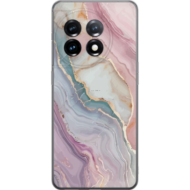 Mobile case for OnePlus 11R with Marble design