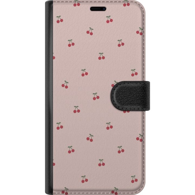 Wallet case for OnePlus 12 with Cherry design