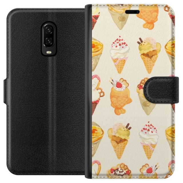 Wallet case for OnePlus 6T with Glassy design