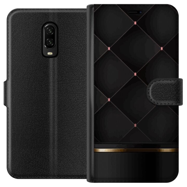 Wallet case for OnePlus 6T with Luxury line design