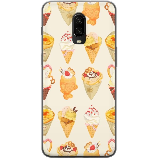 Mobile case for OnePlus 6T with Glassy design