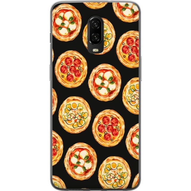 Mobile case for OnePlus 6T with Pizza design