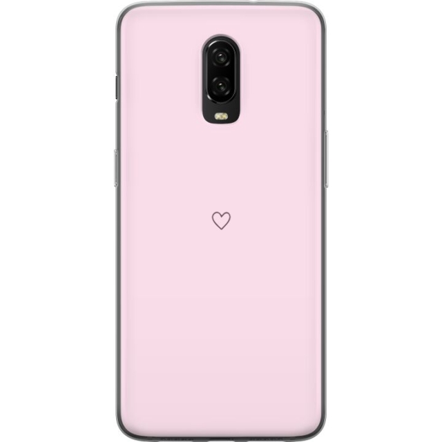 Mobile case for OnePlus 6T with Heart design