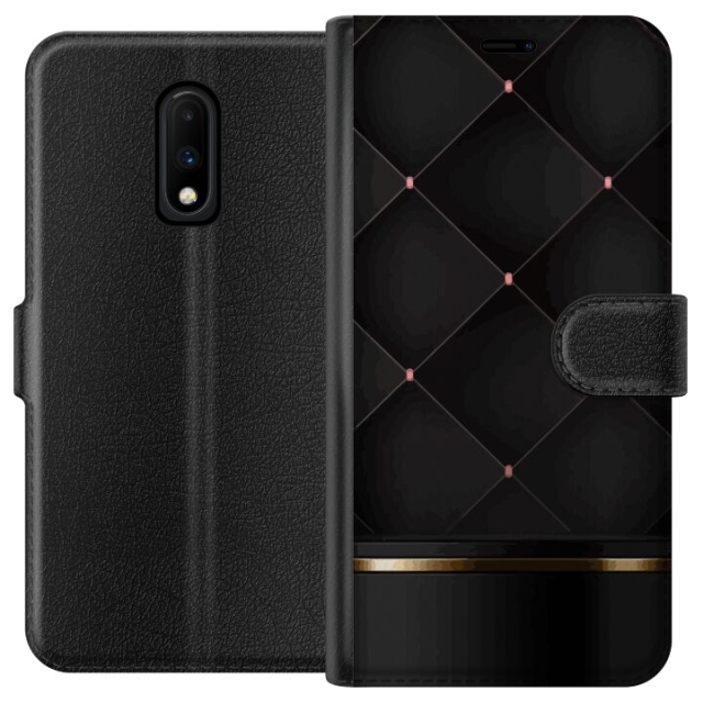 Wallet case for OnePlus 7 with Luxury line design