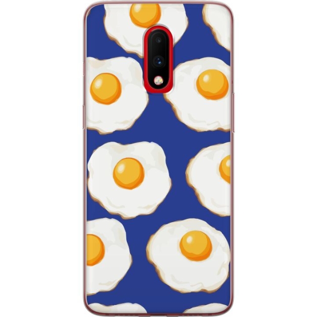 Mobile case for OnePlus 7 with Fried eggs design