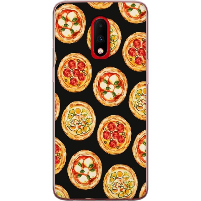 Mobile case for OnePlus 7 with Pizza design