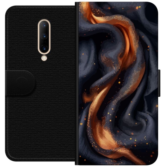 Wallet case for OnePlus 7 Pro with Fiery silk design