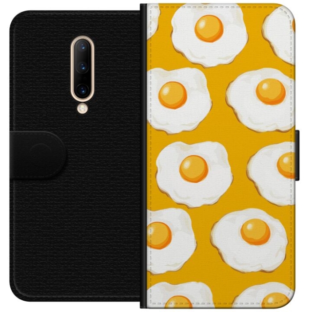 Wallet case for OnePlus 7 Pro with Fried egg design