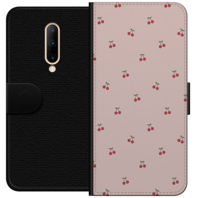 Wallet case for OnePlus 7 Pro with Cherry design