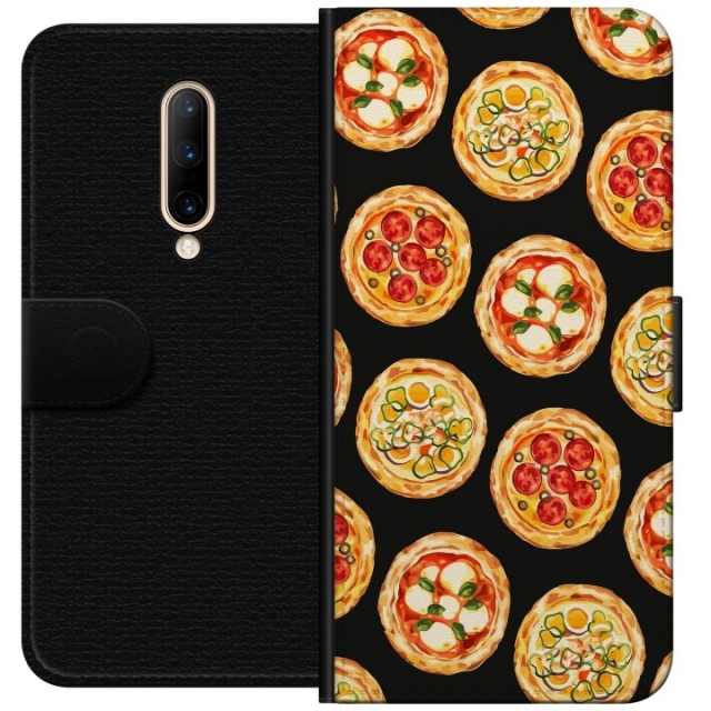 Wallet case for OnePlus 7 Pro with Pizza design