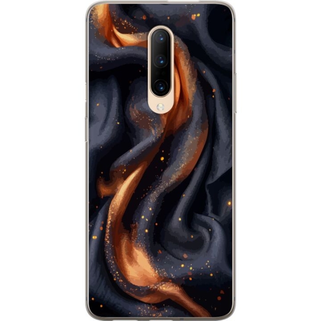Mobile case for OnePlus 7 Pro with Fiery silk design