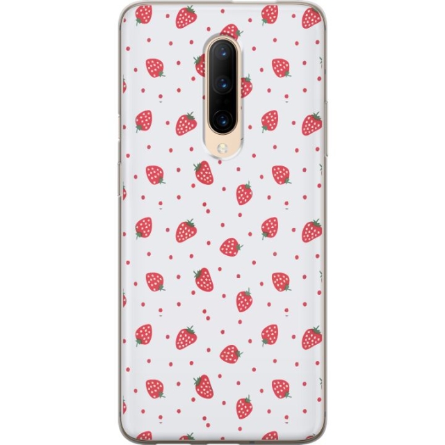 Mobile case for OnePlus 7 Pro with Strawberries design