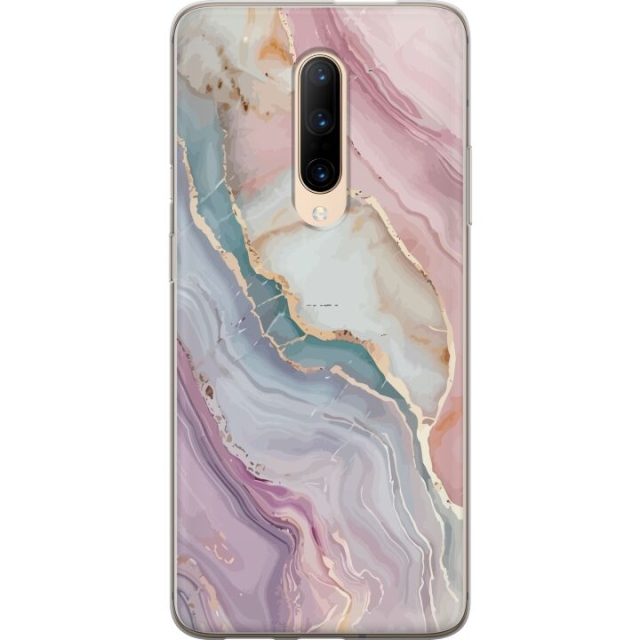 Mobile case for OnePlus 7 Pro with Marble design