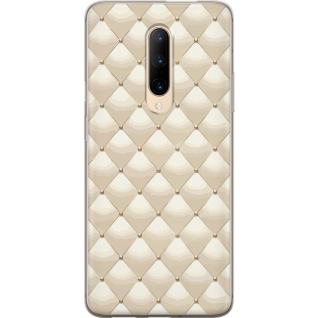 Mobile case for OnePlus 7 Pro with Gold shine design