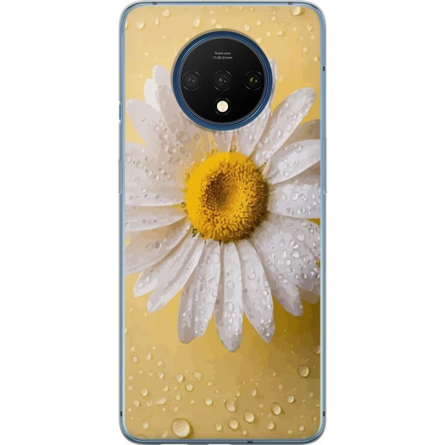 Mobile case for OnePlus 7T with Porslinsblomma design