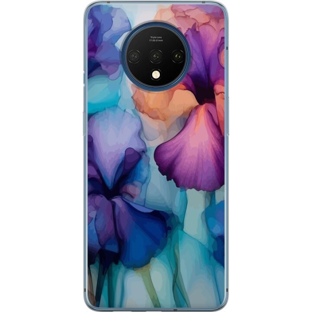 Mobile case for OnePlus 7T with Magical flowers design