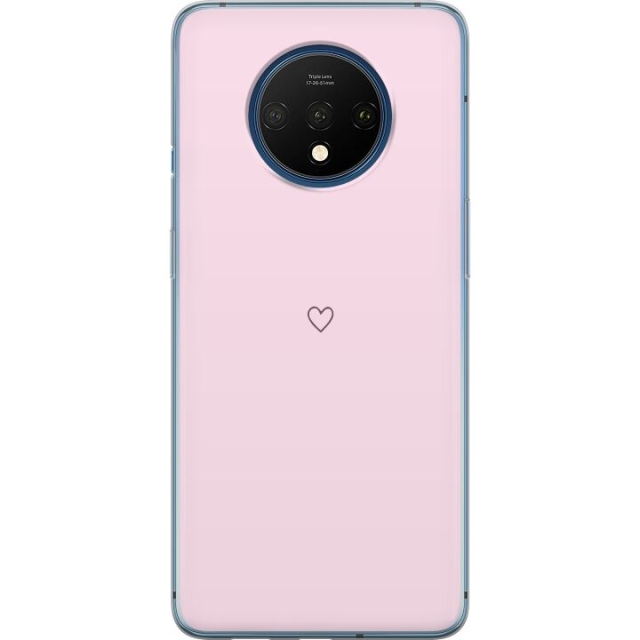 Mobile case for OnePlus 7T with Heart design