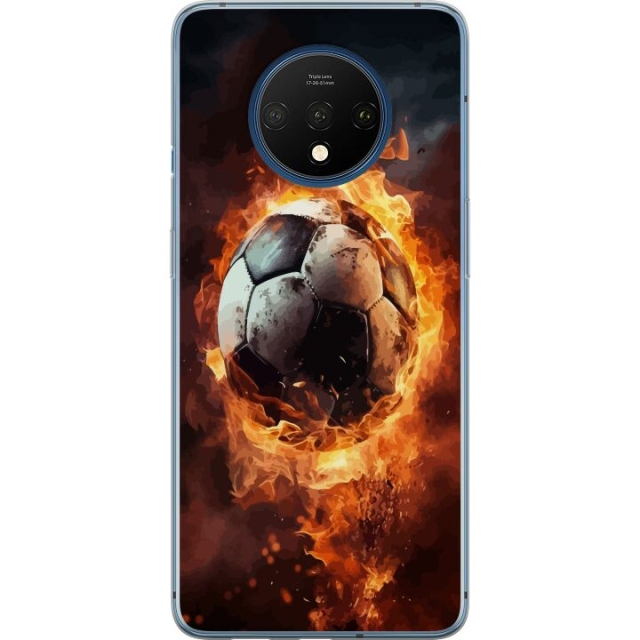 Mobile case for OnePlus 7T with Football design
