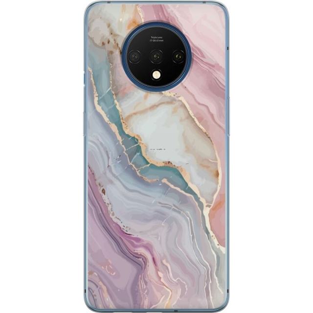 Mobile case for OnePlus 7T with Marble design