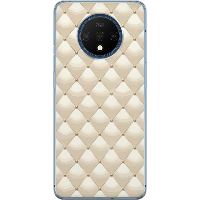 Mobile case for OnePlus 7T with Gold shine design