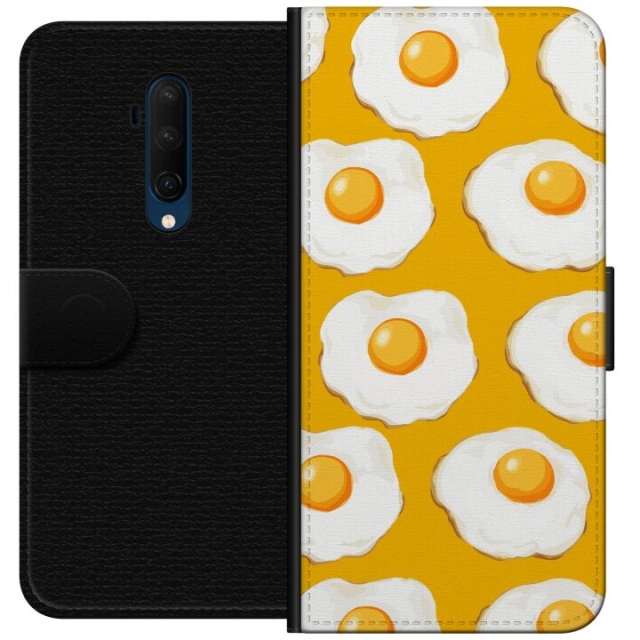 Wallet case for OnePlus 7T Pro with Fried egg design