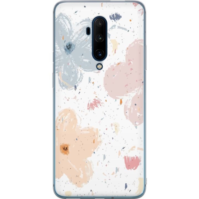 Mobile case for OnePlus 7T Pro with Flowers design