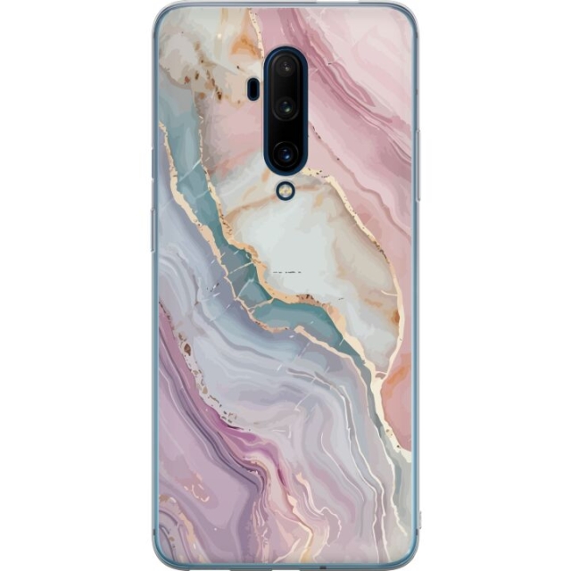 Mobile case for OnePlus 7T Pro with Marble design