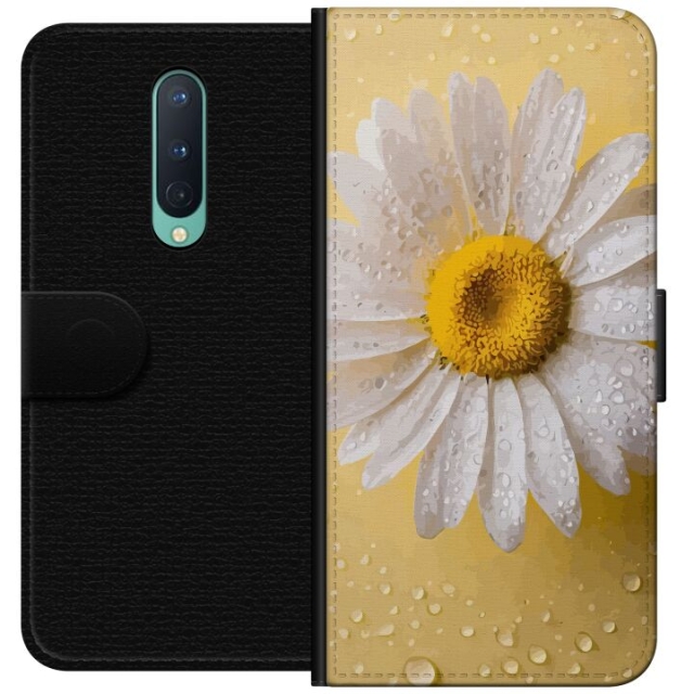 Wallet case for OnePlus 8 with Porslinsblomma design