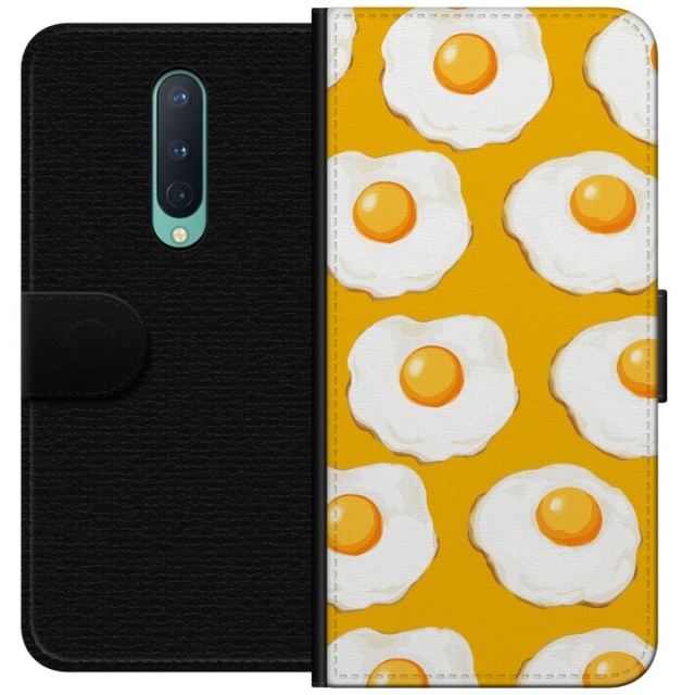 Wallet case for OnePlus 8 with Fried egg design