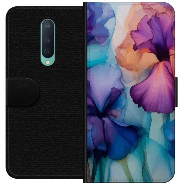 Wallet case for OnePlus 8 with Magical flowers design