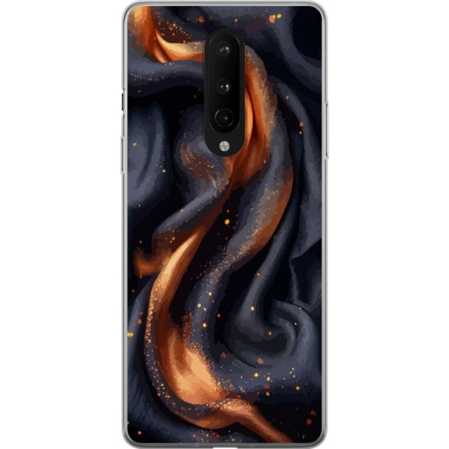 Mobile case for OnePlus 8 with Fiery silk design