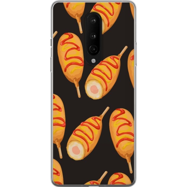 Mobile case for OnePlus 8 with Chicken drumstick design