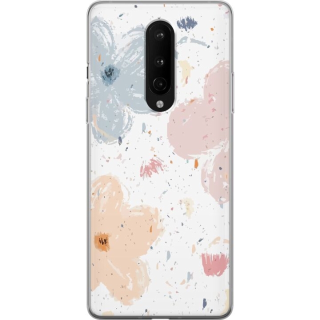 Mobile case for OnePlus 8 with Flowers design