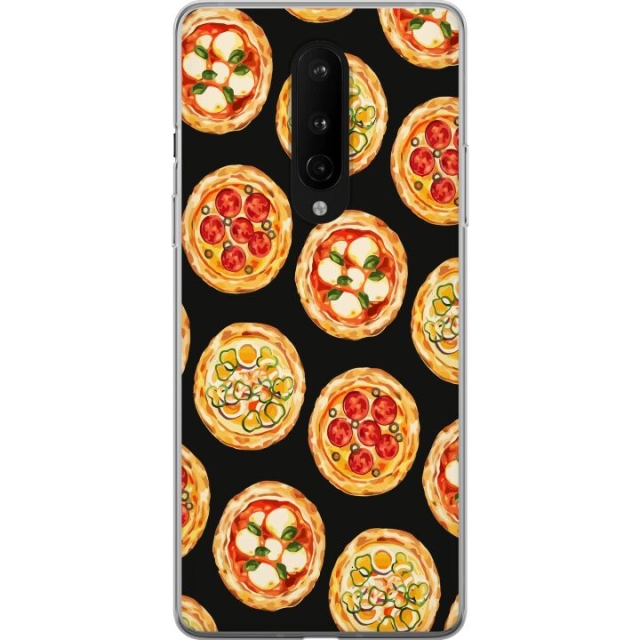 Mobile case for OnePlus 8 with Pizza design