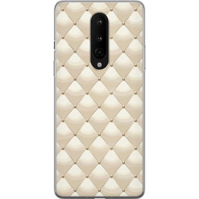 Mobile case for OnePlus 8 with Gold shine design
