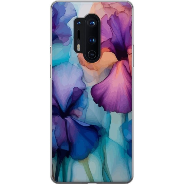 Mobile case for OnePlus 8 Pro with Magical flowers design