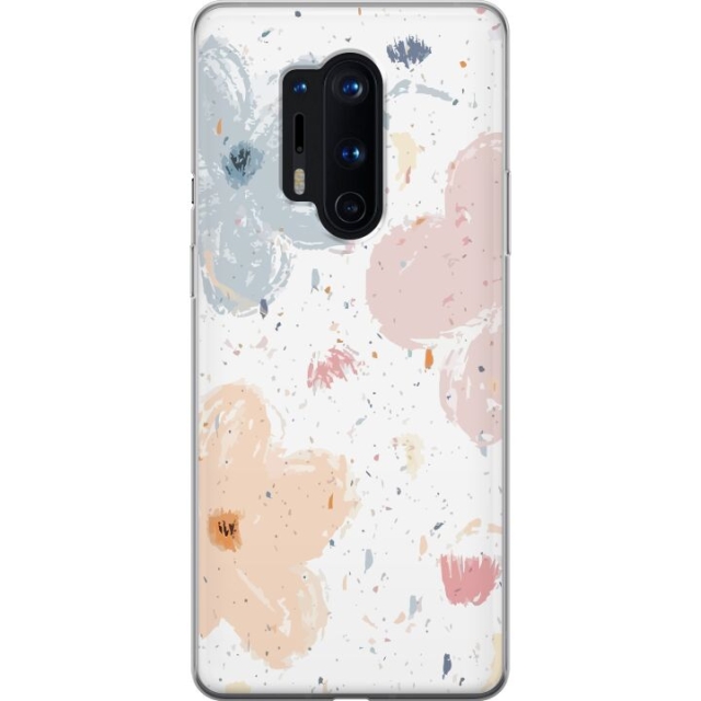 Mobile case for OnePlus 8 Pro with Flowers design