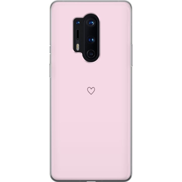 Mobile case for OnePlus 8 Pro with Heart design