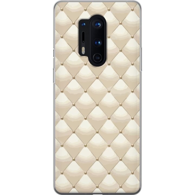 Mobile case for OnePlus 8 Pro with Gold shine design
