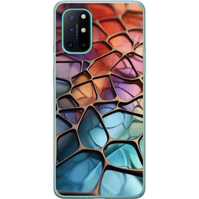 Mobile case for OnePlus 8T with Metallic pattern design